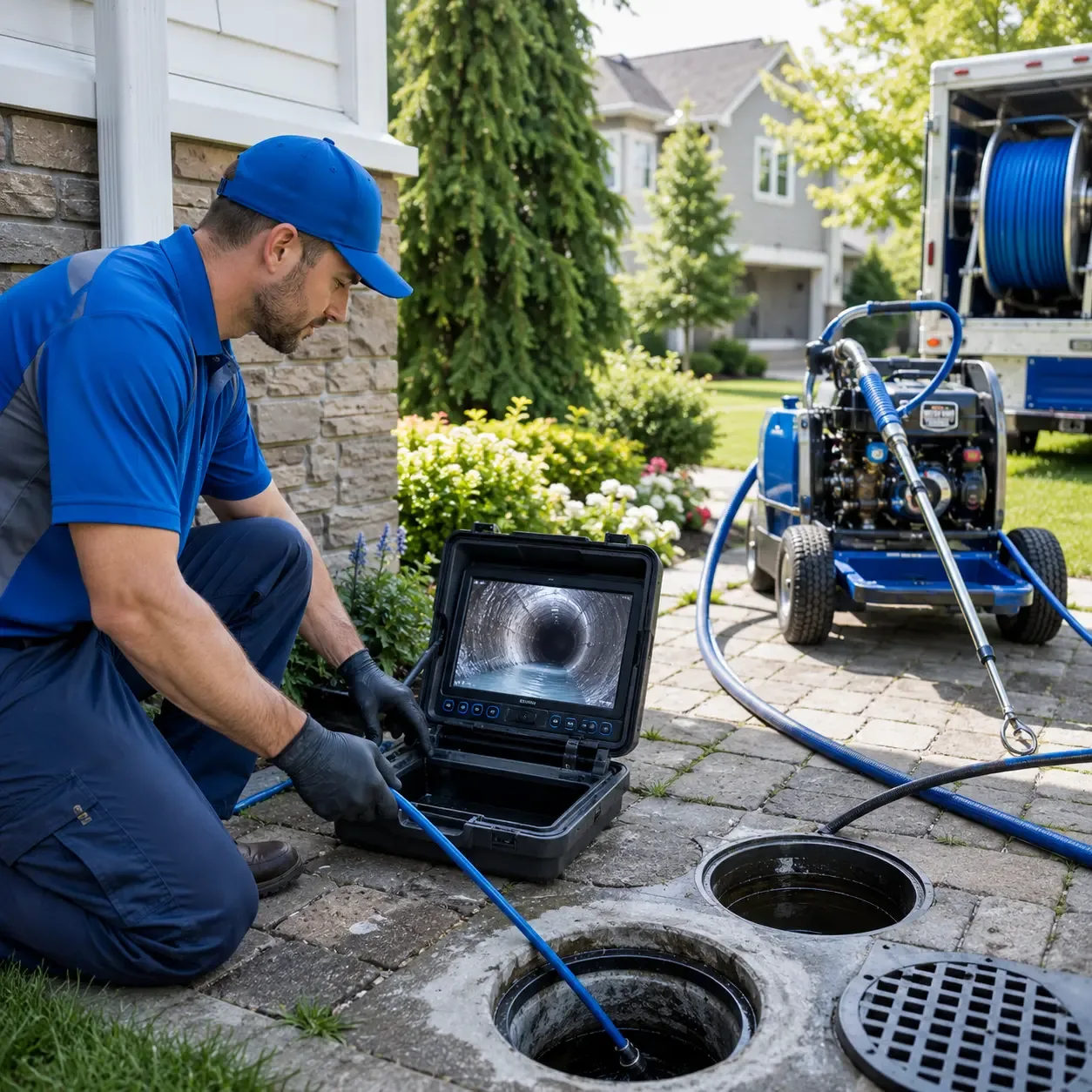 Outdoor drain cleaning professionals serving Mineral, VA